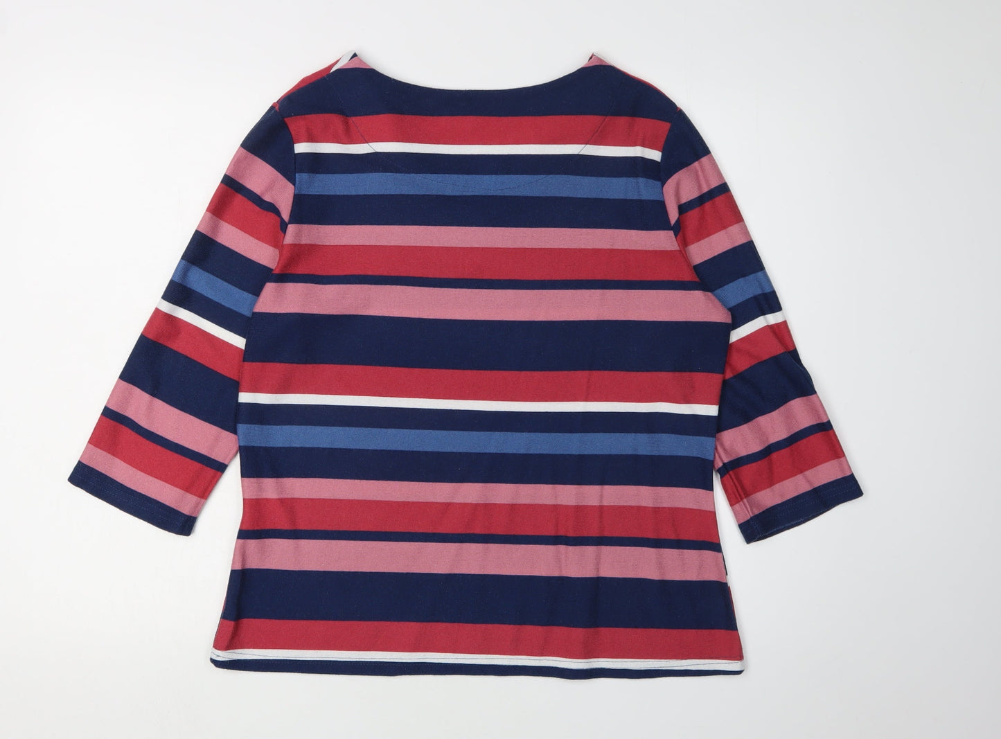 Honor Millburn Women's Multicoloured Striped T-Shirt Size 16