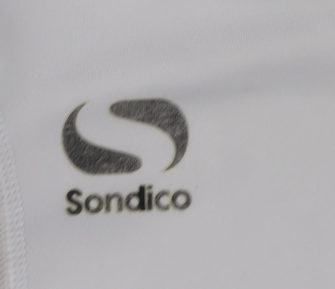 Additional view of Sondico boys’ white football jersey, 3-4 years, long sleeve
