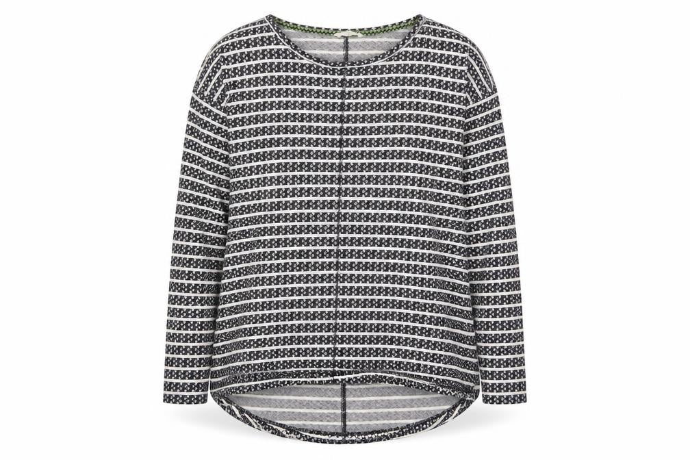 White Stuff Women's Multicoloured Stripe T-Shirt - Size 10