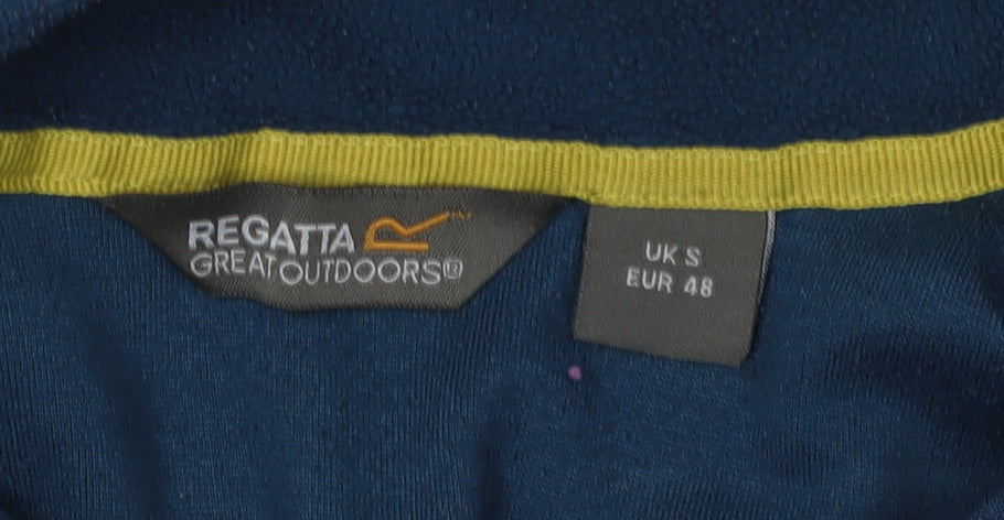 Regatta Men's Blue Fleece 1/4 Zip Sweatshirt Size S