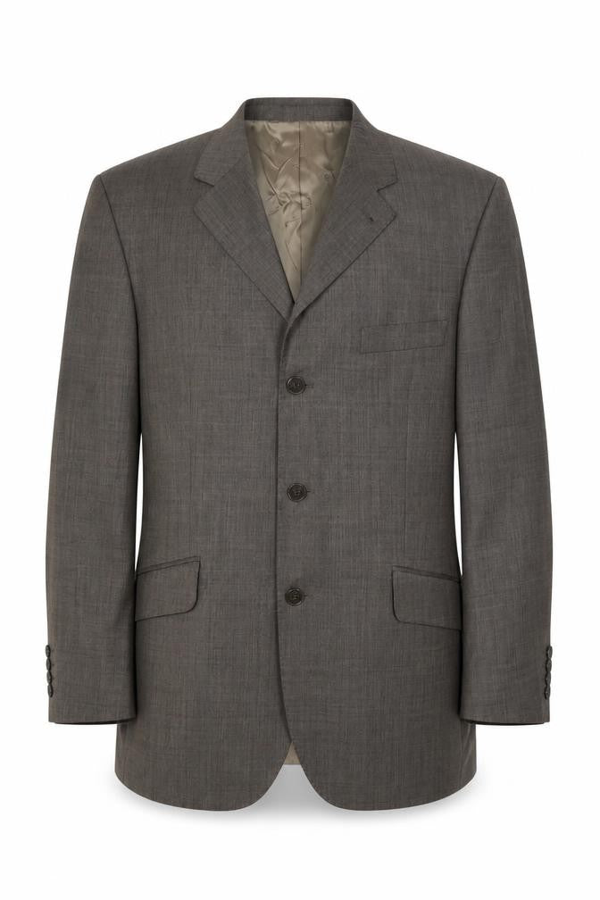 Jeff Banks Men's Grey Wool Blazer - Regular Fit, 40