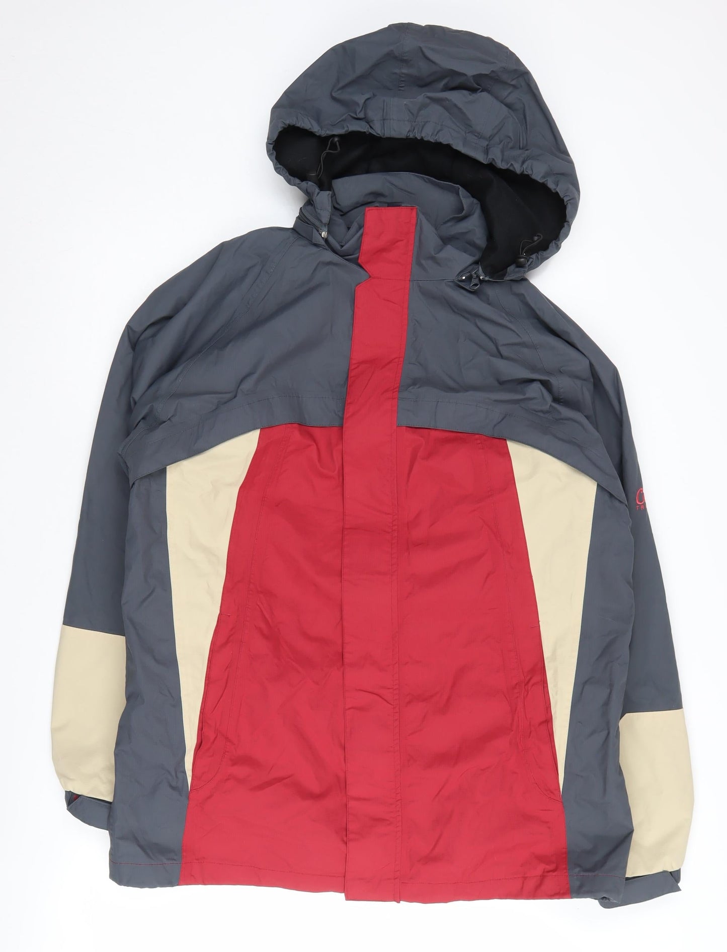 Cotton Traders Men's Red Hooded 3-in-1 Jacket M