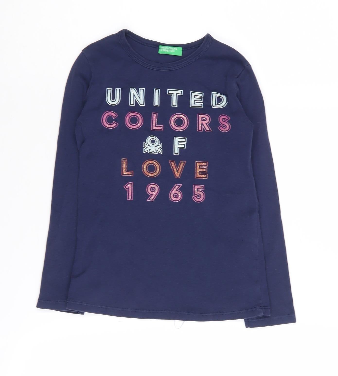 United Colors of Benetton Clothing Bundle - 5 Pack Preloved Girls T-Shirts
