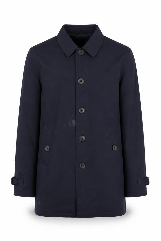 ASOS Men's Black XS Polyester Cotton Coat