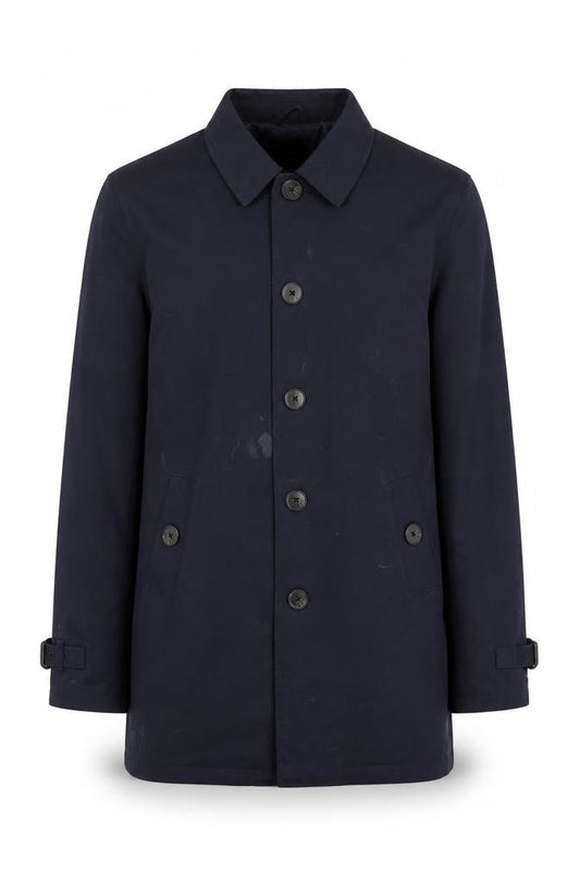 ASOS Men's Black XS Polyester Cotton Coat