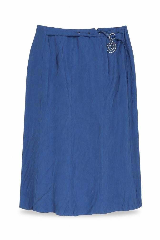 Via Veneto Women's Blue Skirt, Size 18