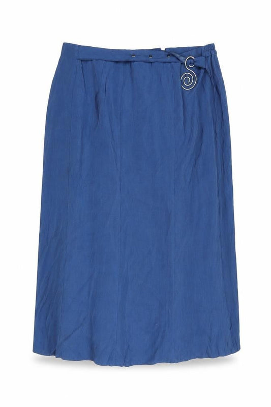 Via Veneto Women's Blue Skirt, Size 18