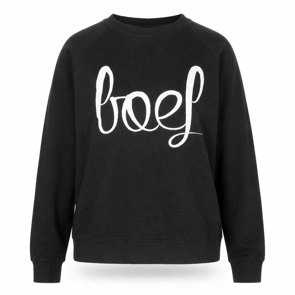 Colourful Rebel Unisex Black Logo Sweatshirt L