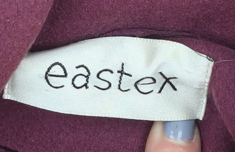 Eastex Women's Purple Wool Cashmere Coat Size 10
