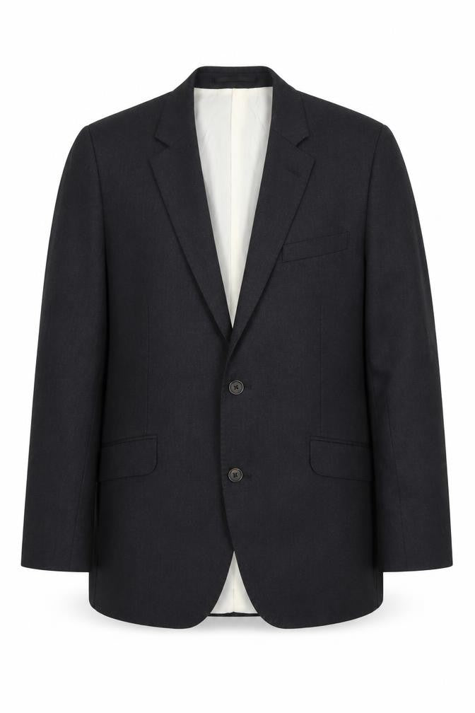 T.M.Lewin Men's Grey Wool Blazer 40 S Slim Fit
