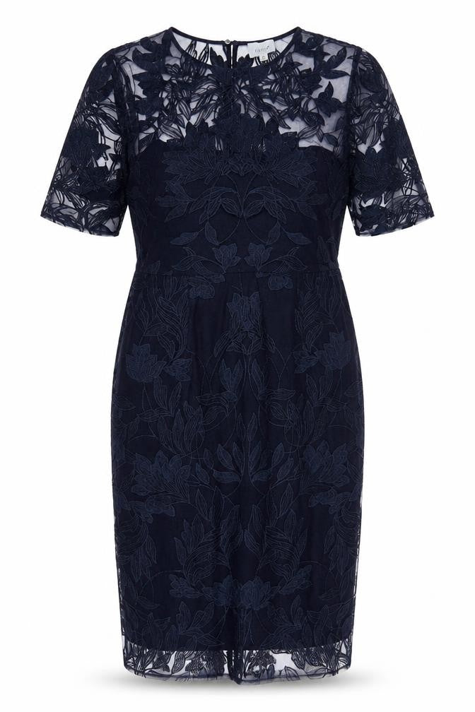 Jigsaw Blue Floral Sheath Women's Dress Size 14