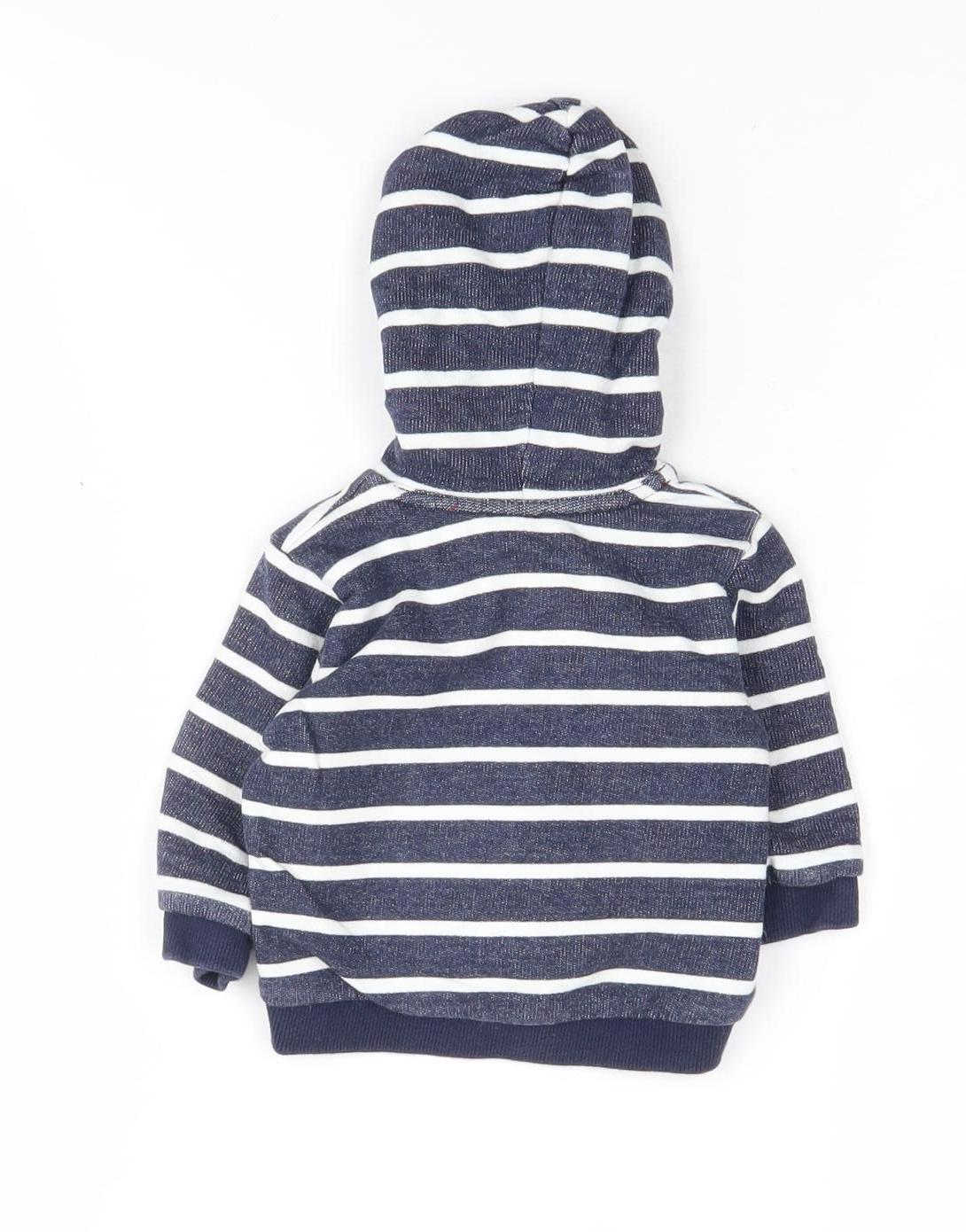 Jasper Conran Unisex Baby Blue Striped Jumper 3-6 Months