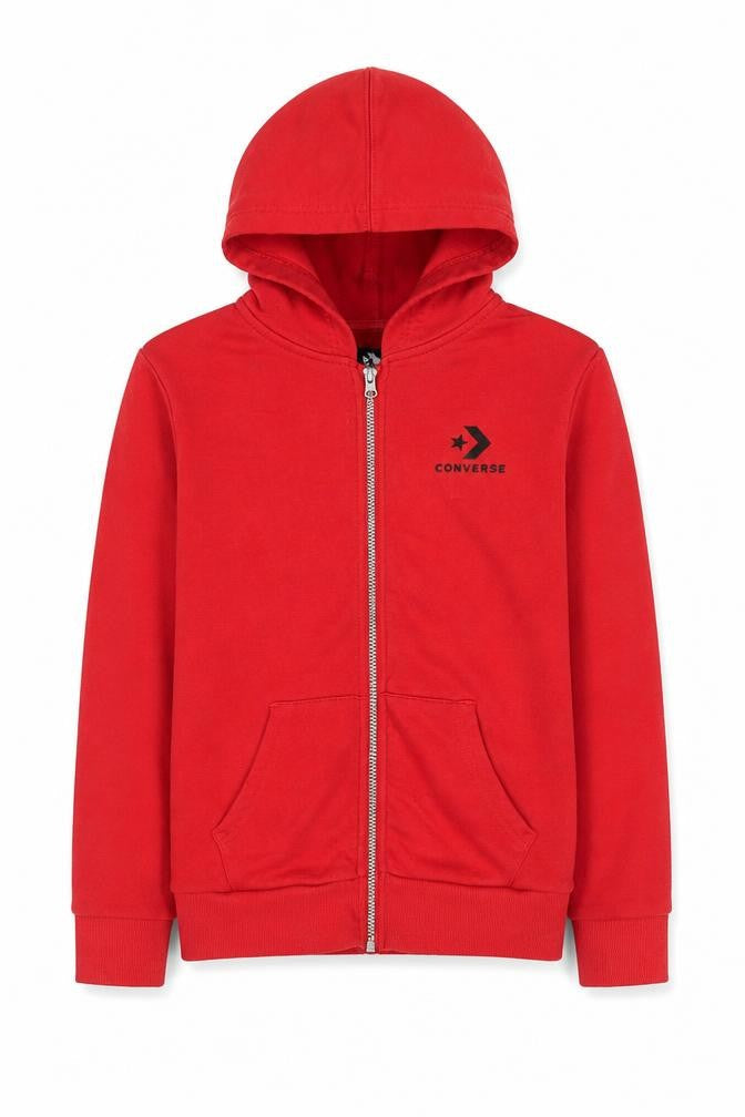 Converse Boys Red Full Zip Hoodie, Size 12-13 Years