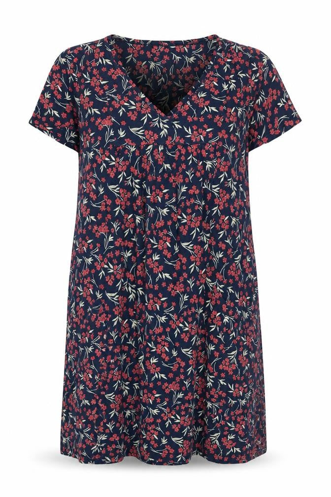 Fat Face Women's Multicoloured Floral Shift Dress