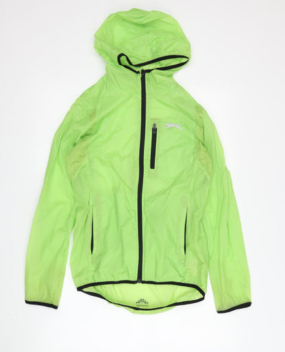 Slazenger Women's Green Windbreaker Jacket Size S