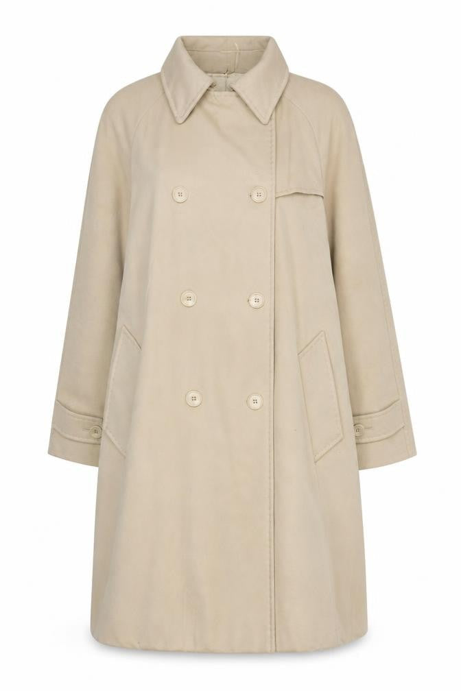 i BLUES Women's Beige Wool Overcoat Size 40