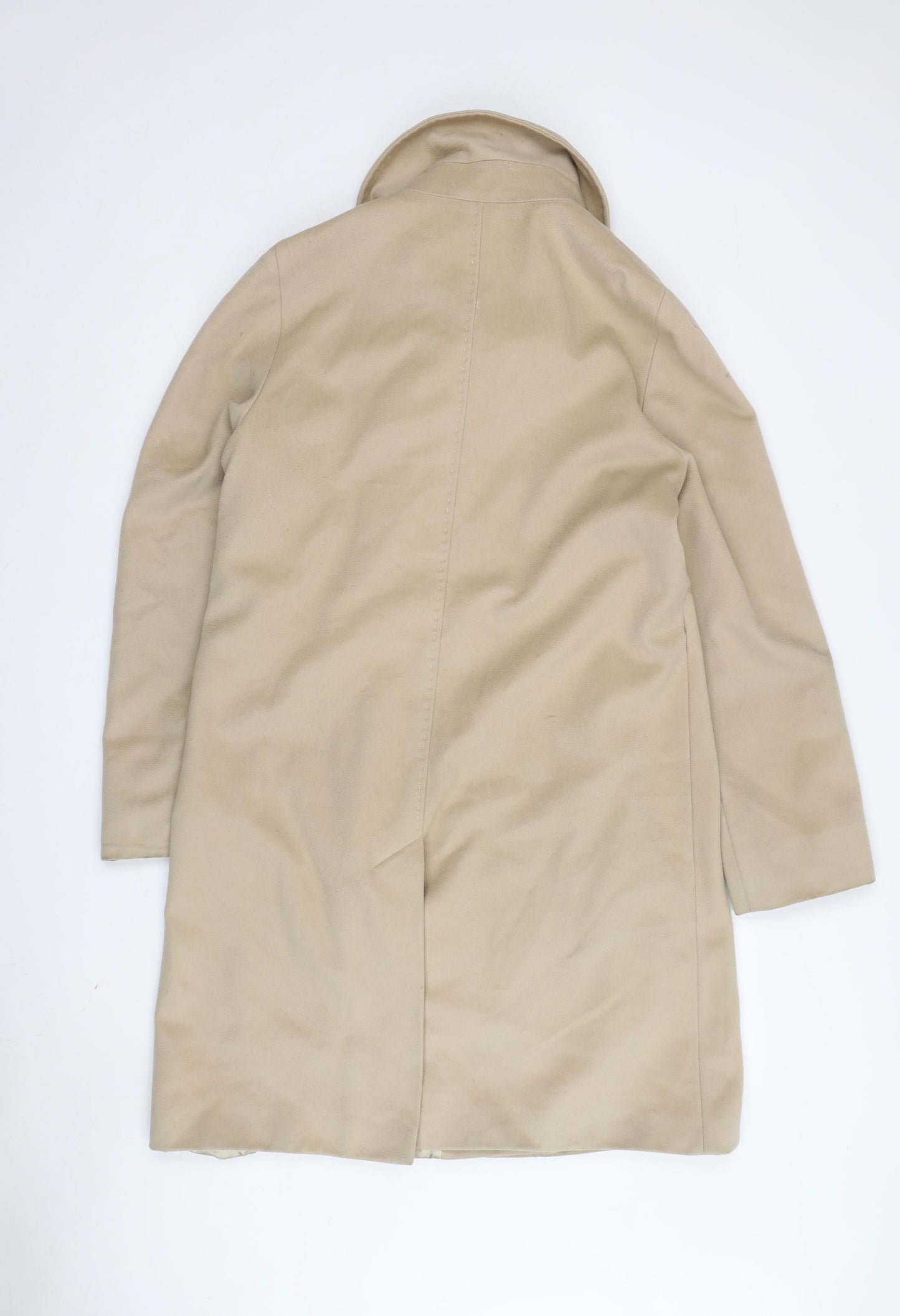 i BLUES Women's Beige Wool Overcoat Size 40