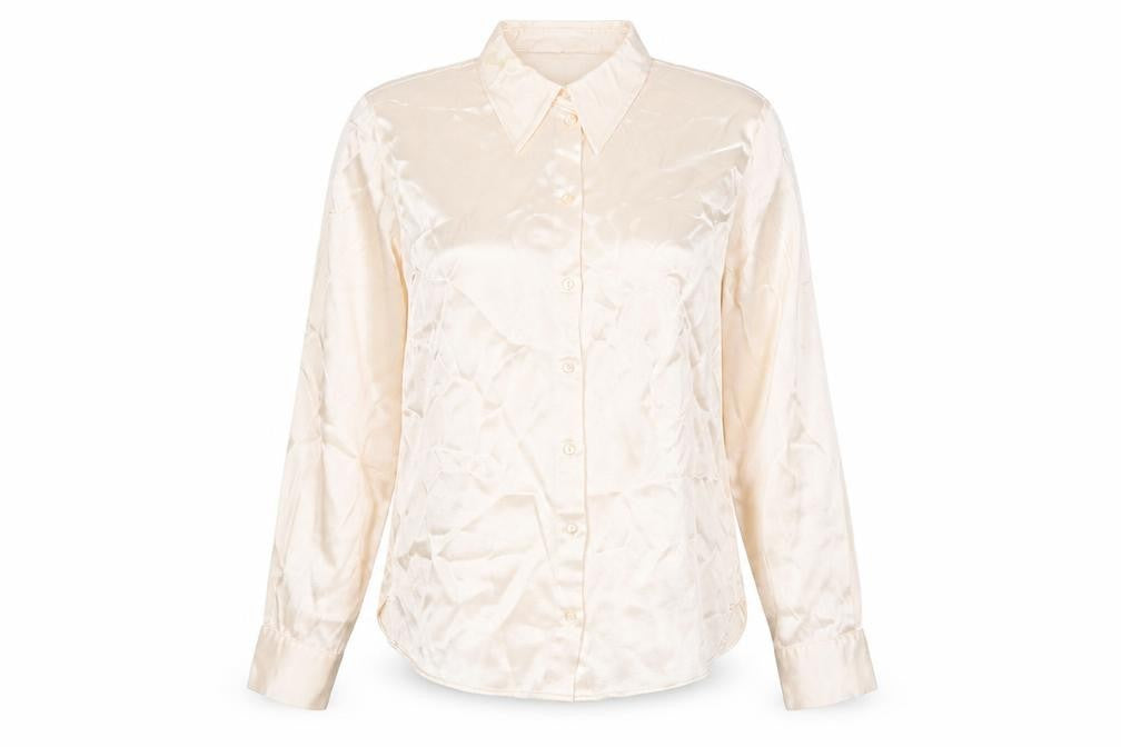 Marks & Spencer Women's Ivory Button-Up Shirt 14