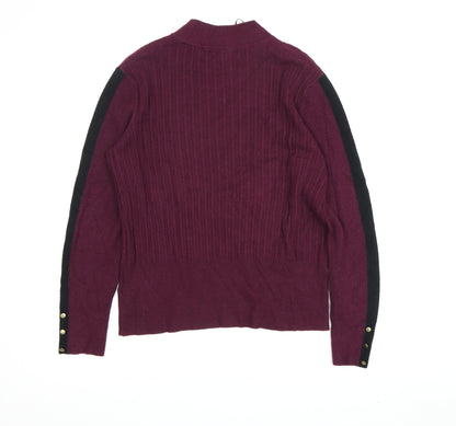 Marks & Spencer Women's Purple Pullover Jumper