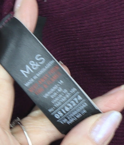Marks & Spencer Women's Purple Pullover Jumper