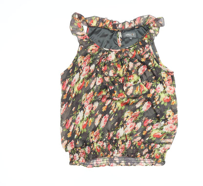 Apricot Women's Multicoloured Floral Tunic Blouse S