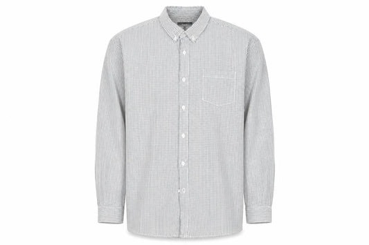 Thomas Nash Men's XL Black Check Button-Up Shirt