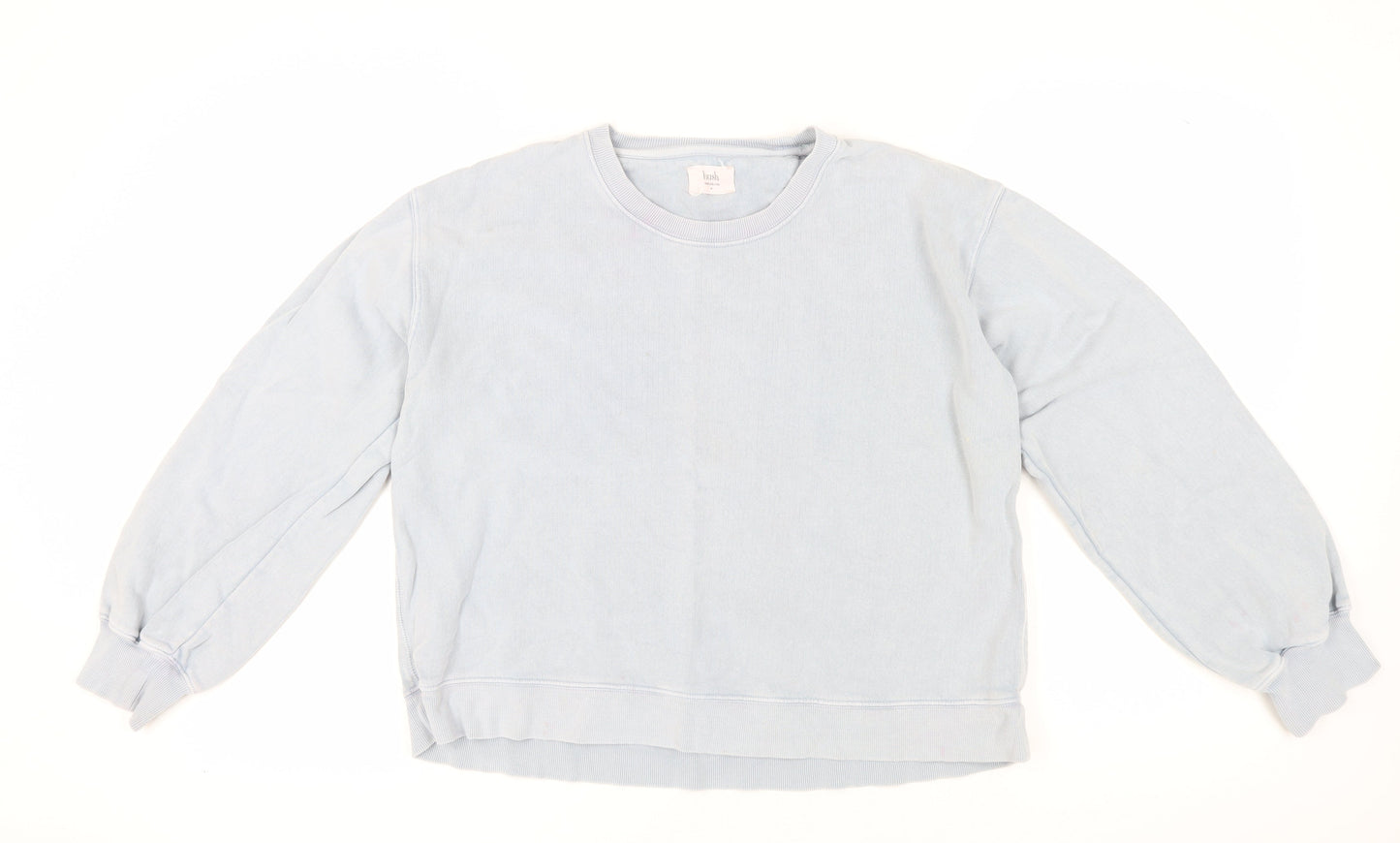 Hush Women's Blue Pullover Sweatshirt, M, Casual Comfort