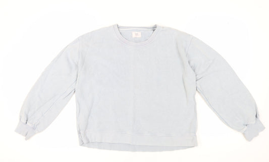 Hush Women's Blue Pullover Sweatshirt, M, Casual Comfort