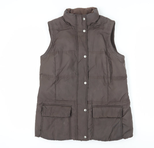 Gap Maternity Brown Down Waistcoat Women S