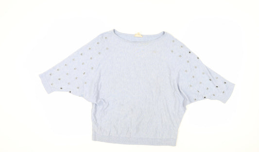 Phase Eight Women's Blue Studded Blouse