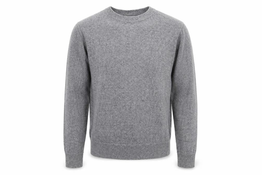 Mantaray Men's Grey Cotton Pullover Jumper M