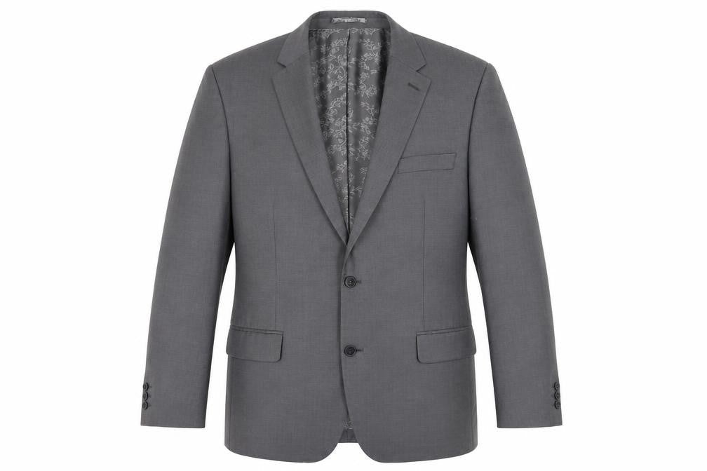 Pierre Cardin Men's Grey Wool Blazer 44 Regular