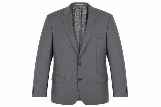 Pierre Cardin Men's Grey Wool Blazer 44 Regular