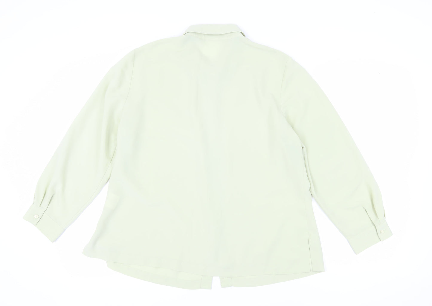 Windsmoor Women's Ivory Button-Up Shirt Size 18