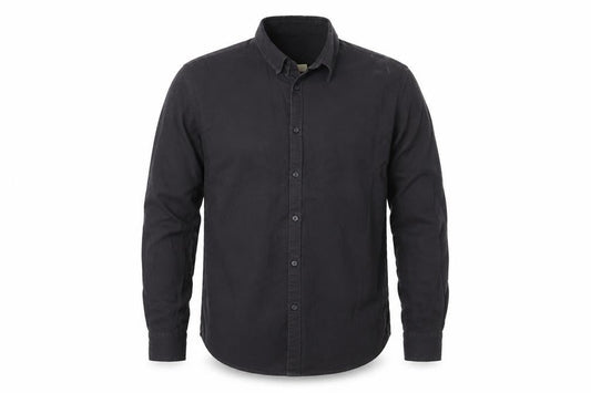 Pure DKNY Men's Black Long Sleeve Button-Up Shirt L