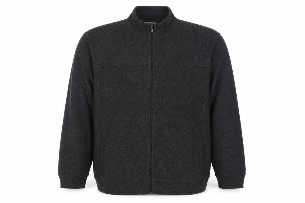 Chisel Men's Black 2XL Basic Fleece Jacket