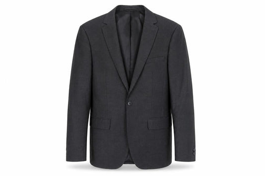 Moss London Men's Grey Slim Fit Blazer, Size 38R