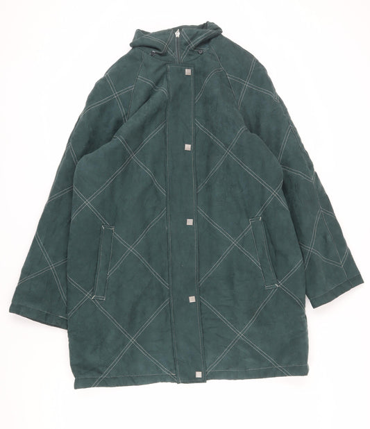 Dannimac Women's Green Overcoat Size L