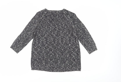 Women's Multicoloured Pullover Knit Jumper Size 8