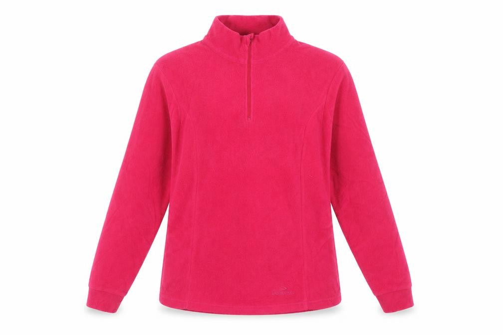 Boomerang Women's Red Henley Zip Sweatshirt Size 14