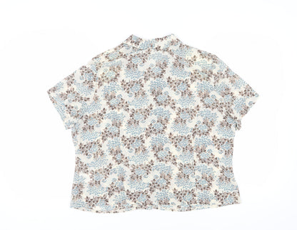 Eastex Women's Multicoloured Floral Button-Up