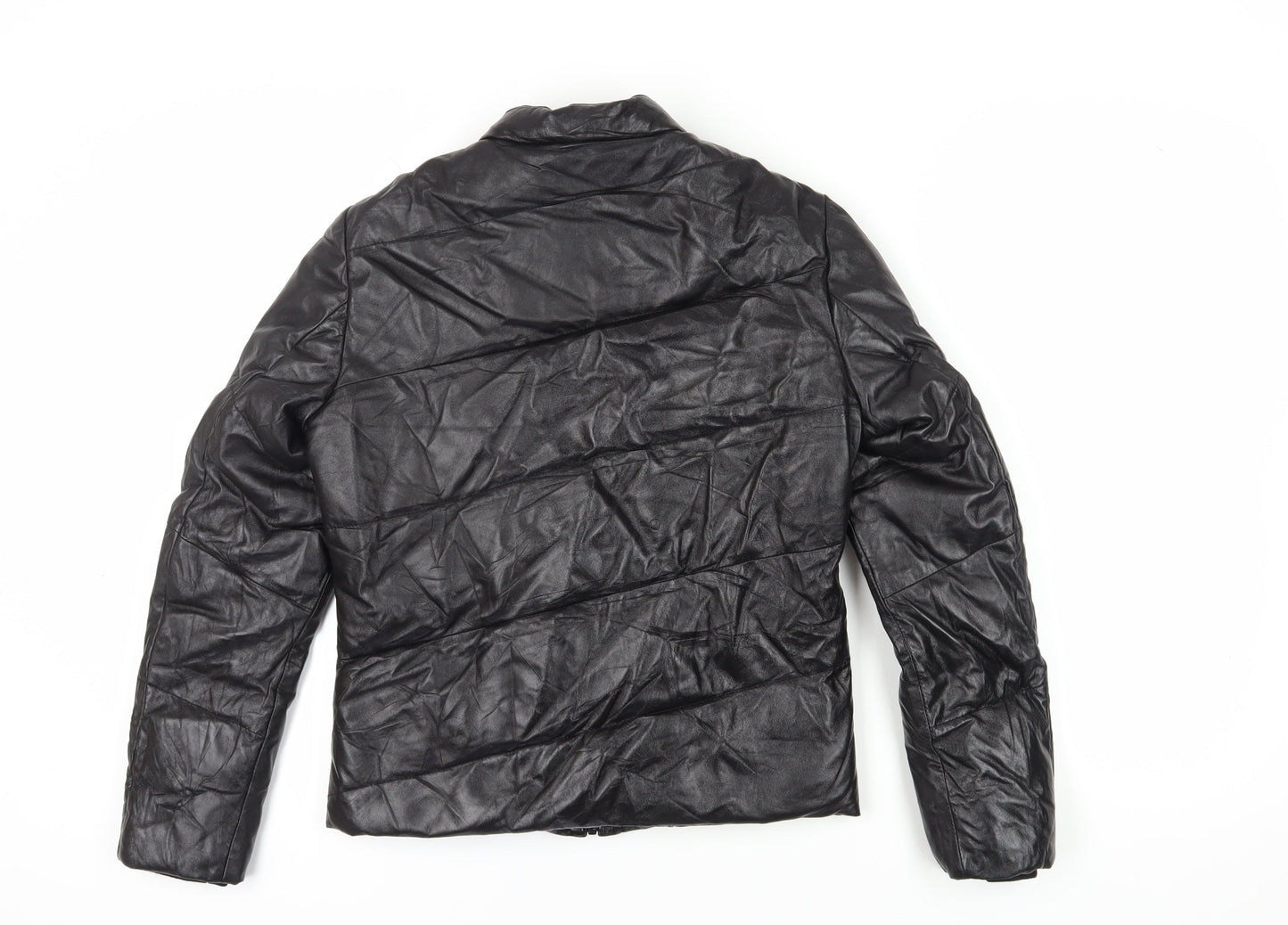 EHE Boys Black Jacket M, Autumn Winter Lined Full Zip
