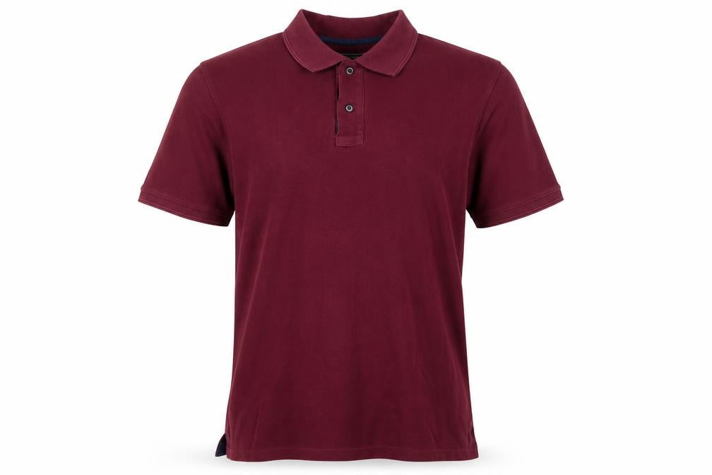 Maine New England Men’s Red Polo Shirt S Casual Style