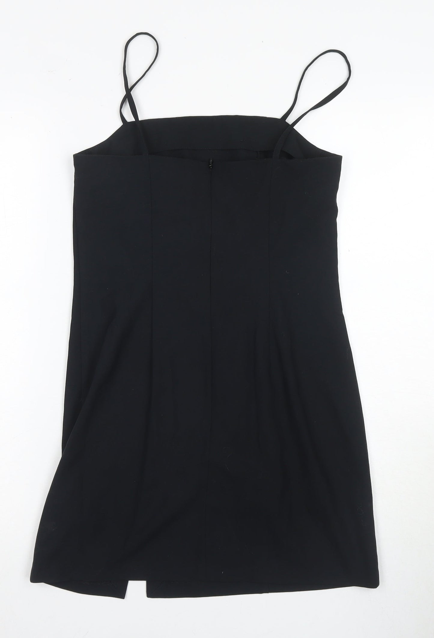 Topshop Women's Black Strappy Dress Size 6