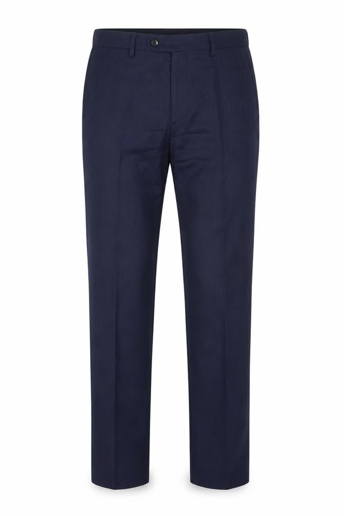 Charles Tyrwhitt Men's Blue Slim Fit Wool Dress Pants