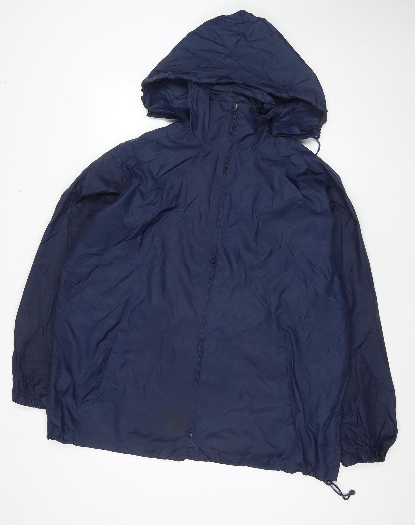 Colourways Men's Blue Rain Coat Jacket, Size L