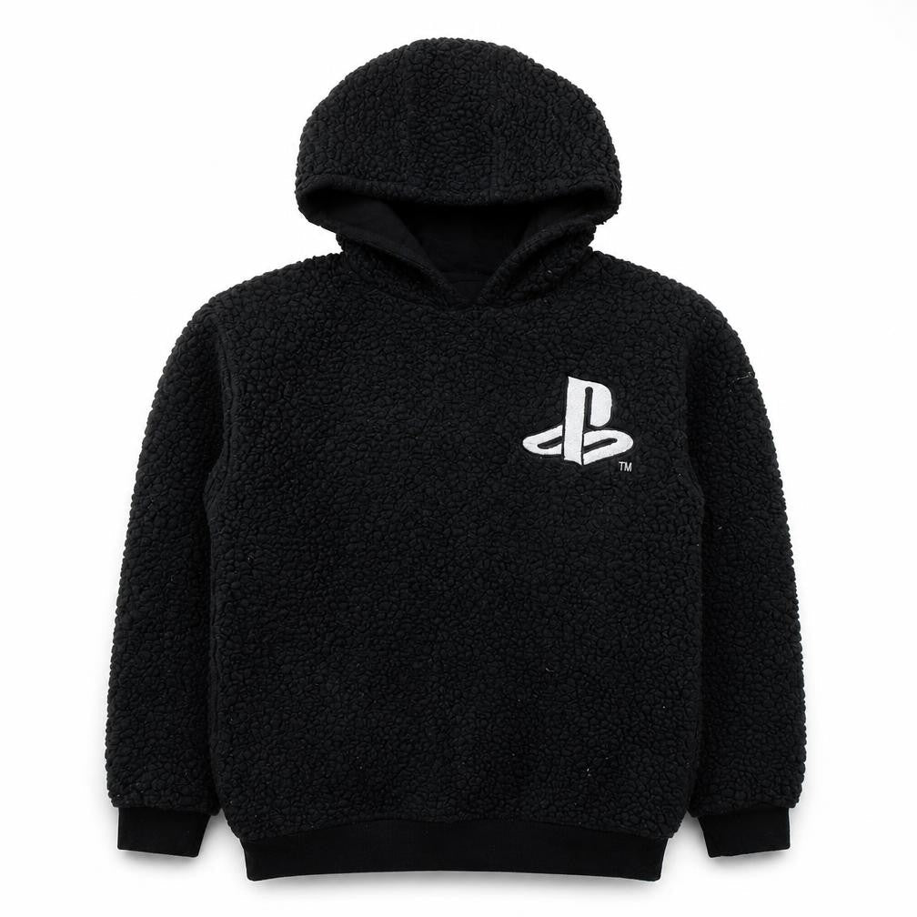 PlayStation Boys Black Pullover Hoodie 14-15 Years