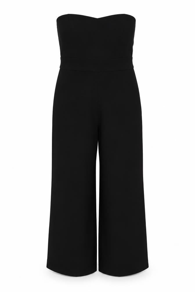 Evans Women's Black Jumpsuit, Size 16, Casual Style