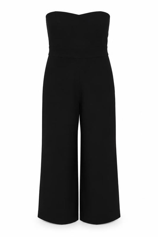 Evans Women's Black Jumpsuit, Size 16, Casual Style
