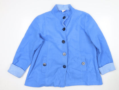 Additional front view of Anne De Lancay Women's Blue Basic Jacket L